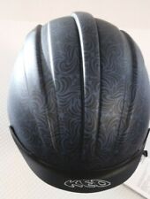 KED Fahrradhelm Kanauro XL 60 - 64cm Schwarz Blau Matt Kappe Reiterhelm Helm neu