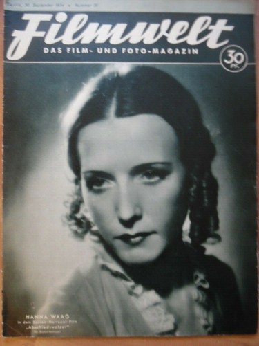 Filmwelt 1934 hanna - -,