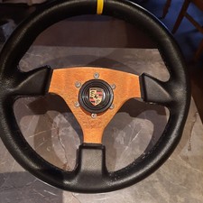 Sportlenkrad Für Porsche mit Narbe und Hupdeckel,Durchmesser 320mm,Zustand gut 