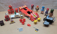 Playmobil Figuren Sammlung, Rennauto, Formel 1, Werkstatt, Ersatzteile Shell