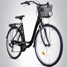 28 Zoll Damenfahrrad Bergsteiger Florenz STVZO 7 Gang Shimano Citybike B-Ware