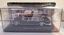 Mercedes Benz 600 Pullmann 1963 schwarz in 1:43 De Agostini unbespielt NEU OVP