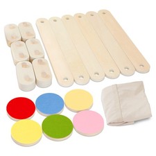 Balancierbalken Balancierbretter Kinder bunten Waagentrittsteinen Spielzeug Holz