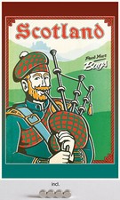Blechschild 20x30 schottland - blechschild,