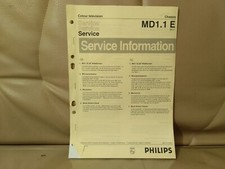 Philips MD1.1-E Service Information NUR Schaltplan