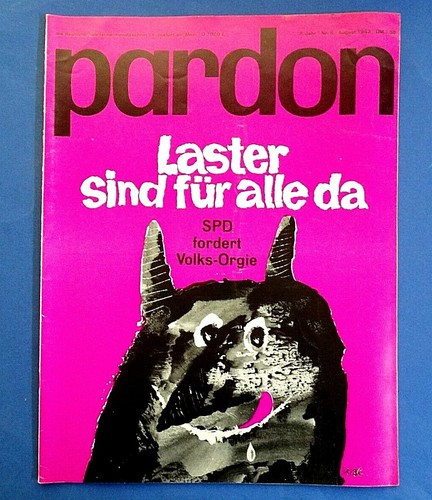 Satire zeitschrift pardon nr - pardon,