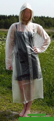 Pro damen folienmantel pvc - damen,