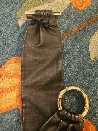 Gucci ledergürtel vintage - gucci,