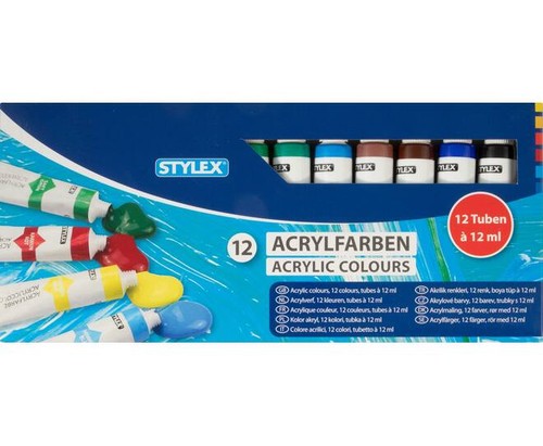 Stylex acrylfarben set - stylex,