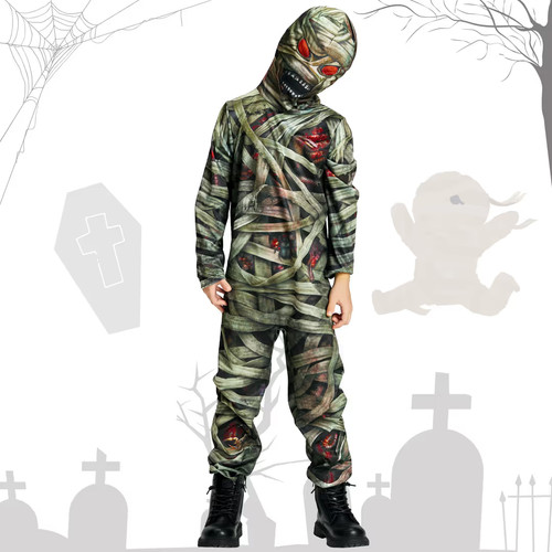 Mumie zombie kostüm - mumie, -zombie-kostüm