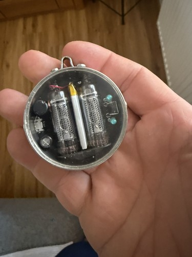 Nixie pocket watch in16 - nixie,
