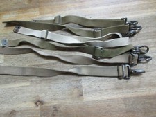 6x British Army Canvas Strap Hook  Snap Trageriemen für Musette Tool Cargo Bag