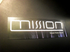 Aufkleber / Sticker + Mission Simple perfect Sound+Lautsprecher + Großbritannien