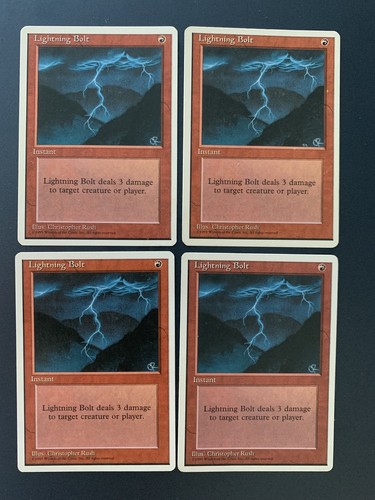 Mtg lightning bolt - |, |