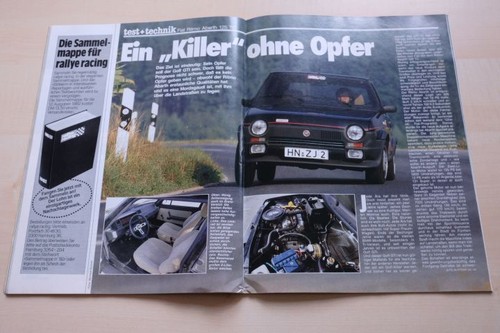 Rallye racing 1982 fiat - racing, 11/1982