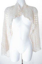 she's crazy Weste Strickweste  Wolle Damen Gr. DE 38 in Beige