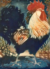 Aquarell aus der Mitte des 20