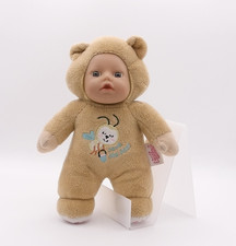 Zapf Creation my little BABY born Puppe 15 cm Teddy Overall Softkörper