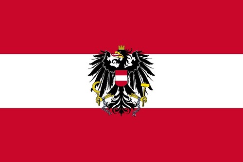 Fahne flagge österreich mit - fahne,