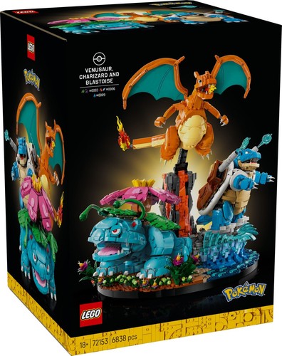 Lego pokémon 72153 bisaflor - pokémon,