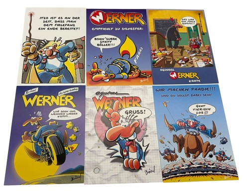Werner postkarten sammlung - werner,