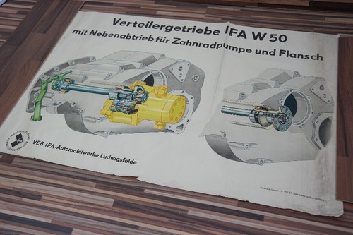 Altes poster lehrtafel - poster, ifa