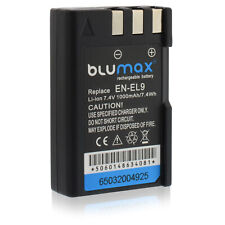 Blumax Akku passend für Nikon EN-EL9  DSLR D40 D60 D3000 D5000 1000 mAh (7,2V)