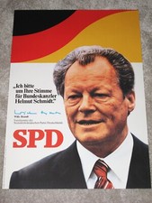 Spd willy brandt wahlplakat - willy,