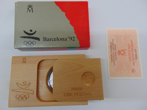 Olympia münze barcelona - olympia, 1992