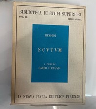 Hesiodi. Scutum. Intorduzione, Testo critico e commento con Traduzione e Indici.