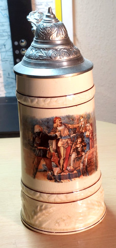 Antiker bierkrug mit - bierkrug,