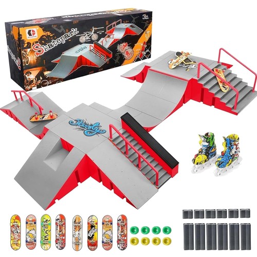 Finger skateboard set 1 - finger, 14-in-1