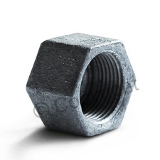 FREIHAUS LAGERAUFLÖSUNG 5 Stück Temperguss verzinkt DVGW Kappe 1/2 Zoll Nr. 300