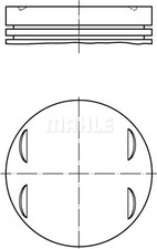 Motorkolben beschichtet 083 13