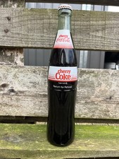 1985 Cherry Coke versiegelt voll original ungeöffnet Glas Coca Cola 16 oz Flasche RAR