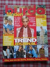 Burda Moden 1 / 1998  vollständig Schnittmuster Nähanleitung Fasching Handarbeit