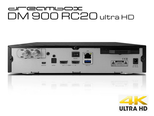 Dreambox dm900 rc20 uhd - uhd, 4k