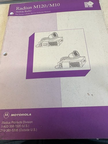 Motorola radius m120 - motorola,