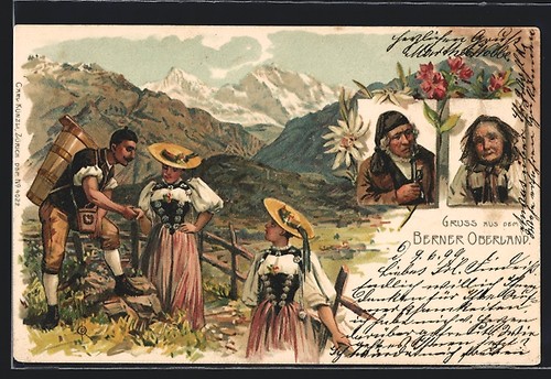 Lithographie männer und - lithographie,