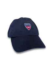 Vintage USTA Logo Cap Navy Unisex Verstellbar Tennis Sportswear Retro Classic