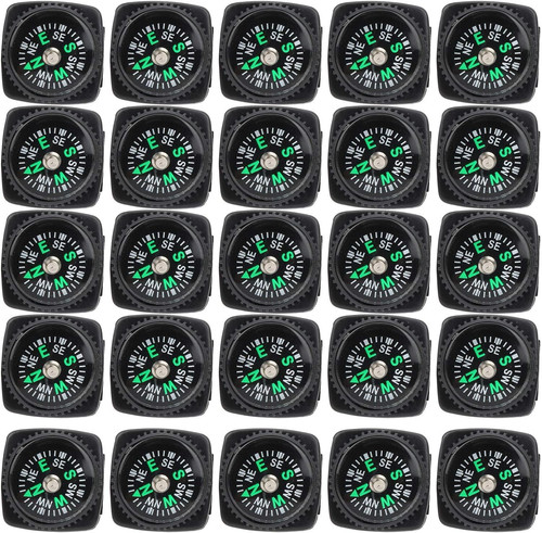 25pcs pack button compass - button,