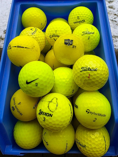 Gelbe premium lakeballs - 25,