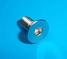 Senkkopfschraube mit Innensechskant M 5 x 10 DIN 7991 St. Ni oder St. vz .