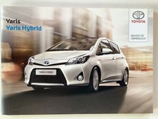 Prospekt Toyota Yaris und Yaris Hybrid 01/2014 mit Preisliste