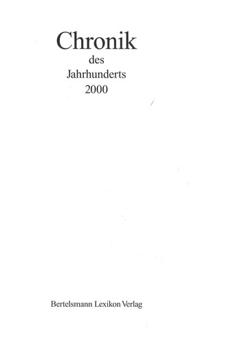 Chronik des jahrhunderts - des,