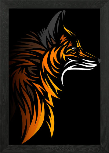 Stammesfuchs gerahmtes