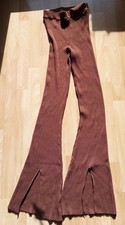 Bershka Hose rotbraun Gr M