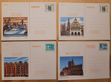 DDR 4 Bildpostkarten Rostock