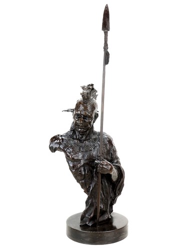 Limitierte indianer skulptur - indianer,
