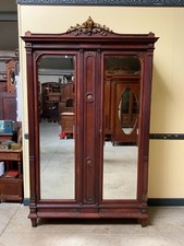 Antiker Jugendstil Geschirrschrank, Wäscheschrank, Bronze - Lieferung möglich!